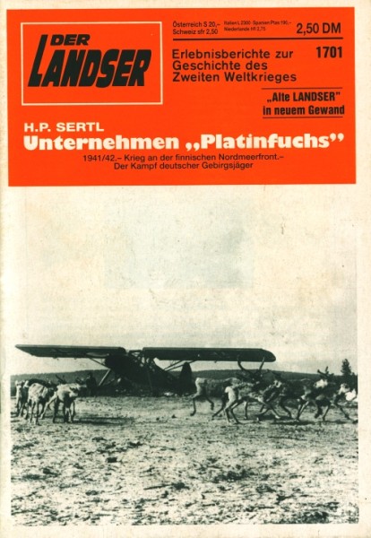 Landser in 100er Paketen (Pabel) Nr. 1701-1800 zus. (Z0-1)