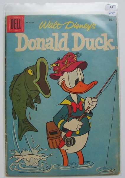 Donald Duck Nr.54 Graded 3.5