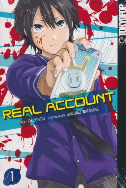 Real Account (Tokyopop, Tb.) Nr. 1-12 zus. (Z1)