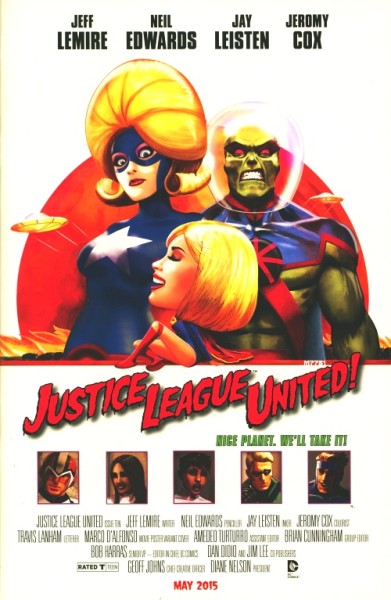 Justice League United (2014) Mars Attacks Variant Cover 10