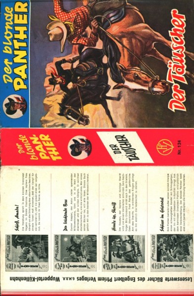 Blonde Panther LB SU Täuscher (Pfriem) Leihbuch nur Schutzumschlag