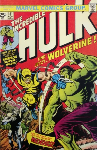 Incredible Hulk (Marvel, Gb., 1999, Nachdruck aus Jubiläums-Pack 8) Nr. 181