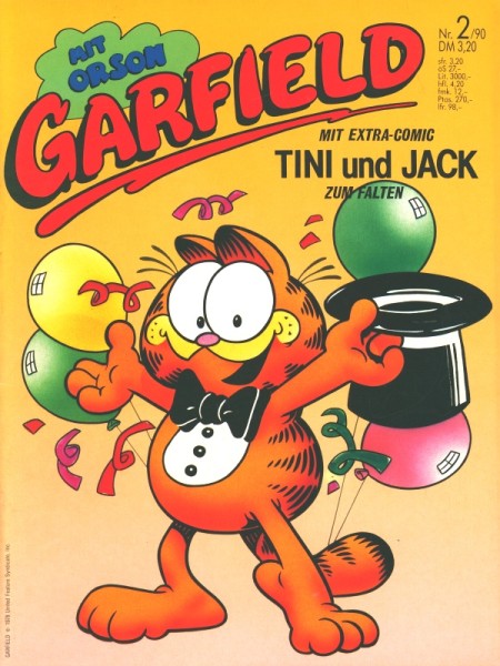 Garfield (Bavaria, GbÜ.) Jahrgang 1990 Nr. 1-12