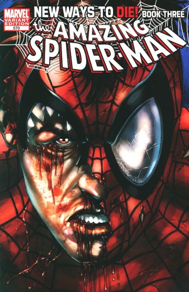 Amazing Spider-Man (2003) Luke Ross Variant Cover 570