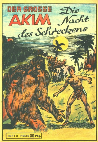 Akim - Der Grosse (Hethke, Gb.) Nr. 1-22 kpl. (22 gelbes Cover) (Z1)