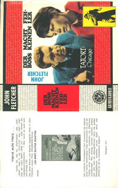 Fletcher, John Leihbuch SU Boss macht keinen Fehler (Feldmann) nur Schutzumschlag