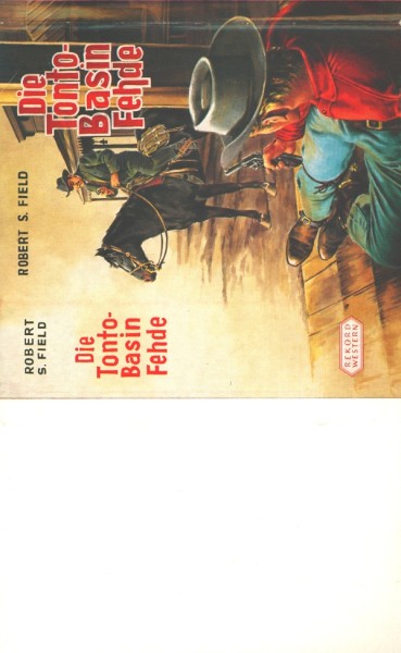 Field, Robert S. Leihbuch SU Tonto-Basin Fehde (Rekord) nur Schutzumschlag