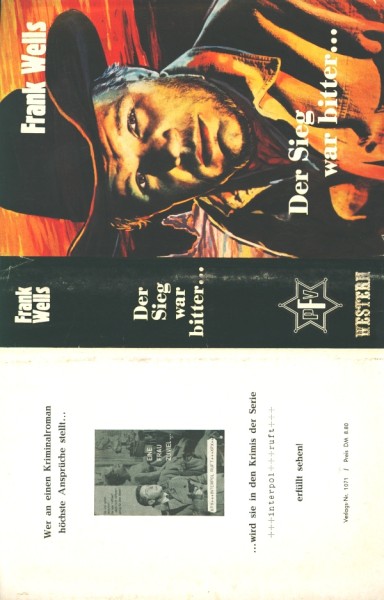 Wells, Frank Leihbuch SU Sieg war bitter (Feldmann) nur Schutzumschlag