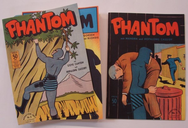 Phantom-Heft (Hethke, Gb.) 3. Jahrgang 1954 Nr. 1-11 kpl. (Z1)