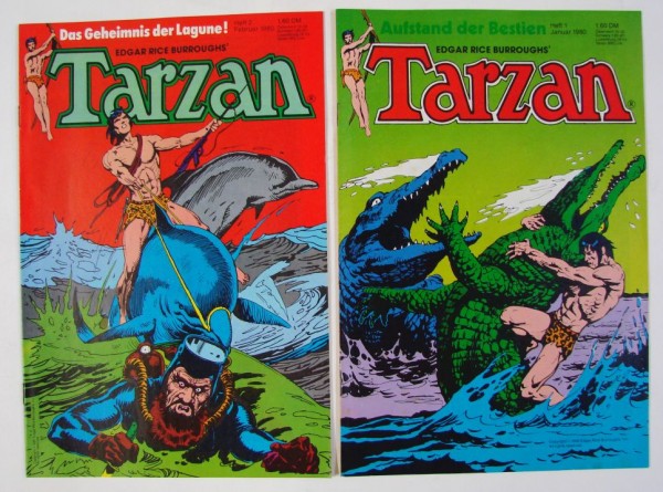 Tarzan (Ehapa, Gb.) Jhrg. 1980 Nr. 1-13 kpl. (Z1)