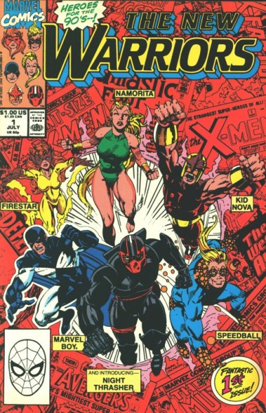 New Warriors (1990) 1-3,62