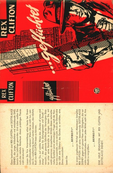 Rex Clifton Leihbuch SU ...geflüchtet (Heros) nur Schutzumschlag