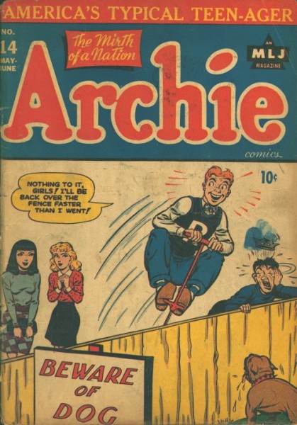 Archie Comics Nr.14 Graded 2.5