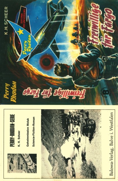 Perry Rhodan Leihbuch SU Freiwillige für Fargo (Balowa) nur Schutzumschlag