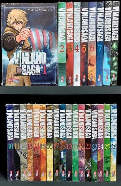 Vinland Saga (Carlsen, Tb.) Nr. 1-26 zus. (neu)