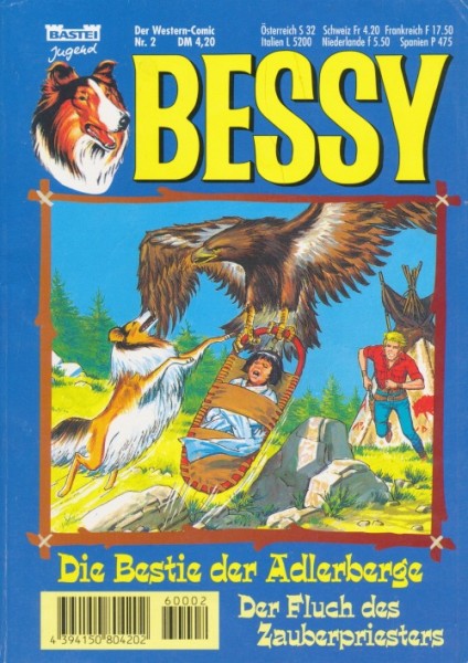 Bessy Taschenbuch (Bastei, Tb.) Nr. 1-6