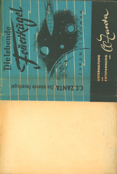 Zanta, C.C. Leihbuch SU Lebende Feuerkugel (Iris) nur Schutzumschlag