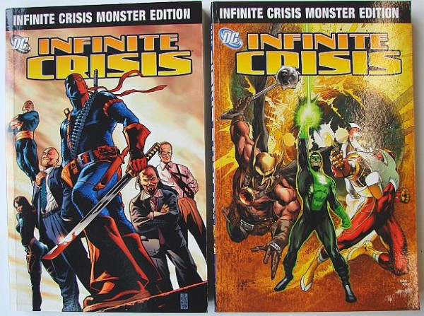 Infinite Crisis Monster Edition (Panini, Br.) Nr. 1-3 kpl. (Z1-)