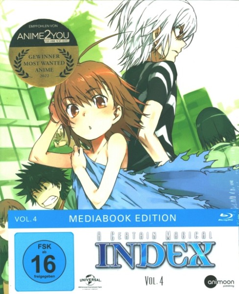 A Certain Magical Index Vol.4 Blu-ray Mediabook Edition