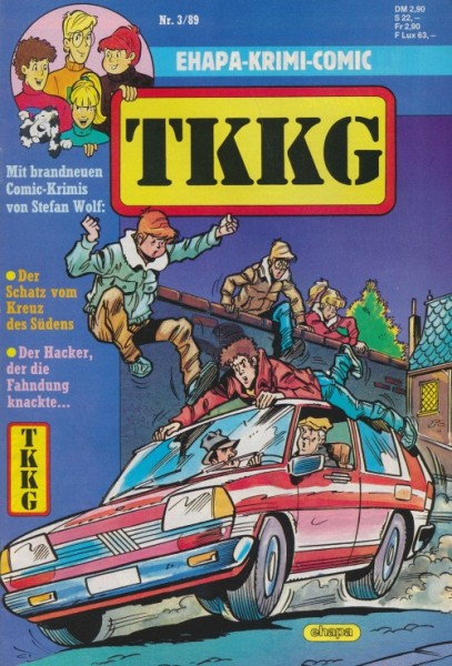 TKKG (Ehapa, Gb.) Jahrgang 1989 Nr. 1-3