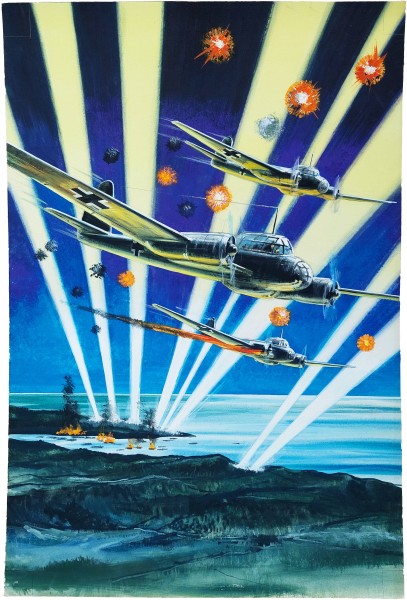 Originalzeichnung (1649) Landser ÜF