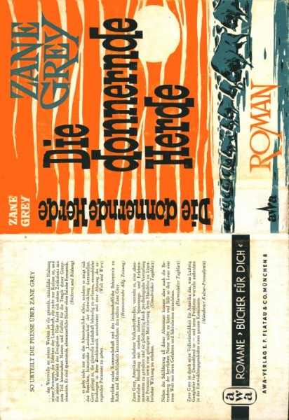 Grey, Zane Leihbuch SU Donnernde Herde (Awa) nur Schutzumschlag