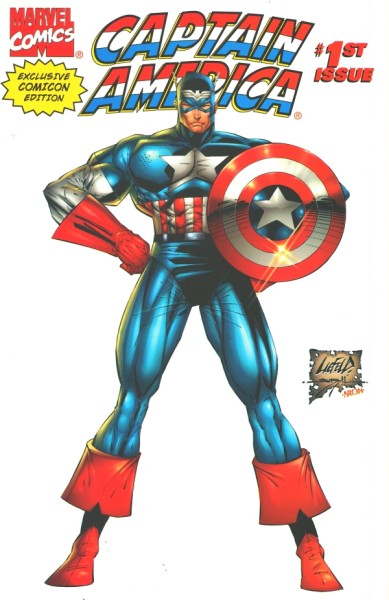 Captain America (1996) Comicon Variant Cover 1