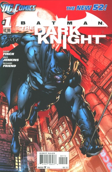 Batman The Dark Knight (2011) 2nd Printing Variant Cover 1,4-6