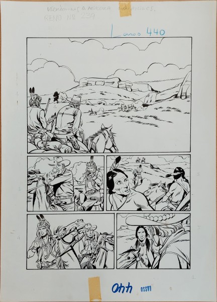 Originalzeichnung (1495) Lasso 440 27 Seiten zus. ÜF