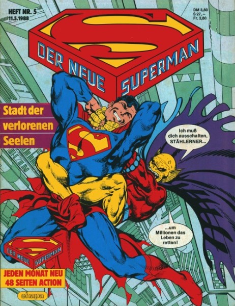 Neue Superman (Ehapa, GbÜ.) Jhrg. 1988 Nr. 1-9