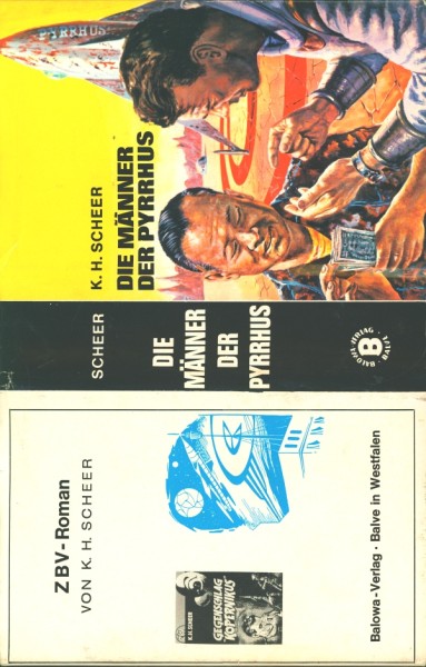 Scheer, K.H. Leihbuch SU Männer der Pyrrhus (Balowa) nur Schutzumschlag