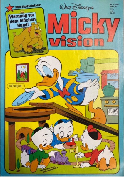 Mickyvision (Walt Disney's) (Ehapa, Gb.) Jhg. 1985 Nr. 1-12