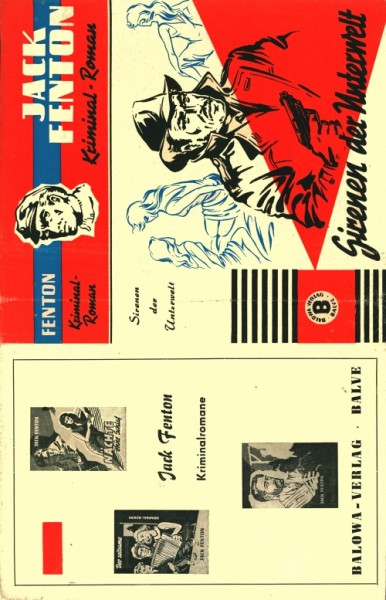 Jack Fenton Leihbuch SU Sirenen der Unterwelt (Balowa) nur Schutzumschlag