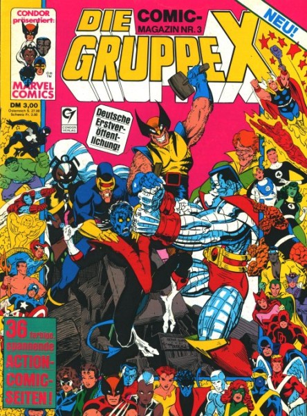 Gruppe X (Condor, GbÜ.) Nr. 1-8 kpl. (Z2)