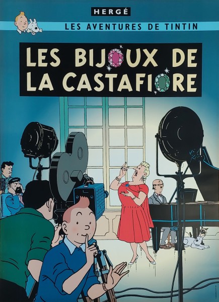 Tim und Struppi Poster Les Bijoux de la Castafiore Hergé