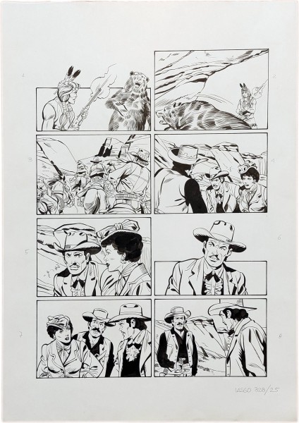 Originalzeichnung (1821) Lasso 528 Seite 25 ÜF