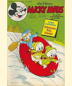 Micky Maus (Ehapa, Gb.) Jahrgang 1979 Nr. 1-52