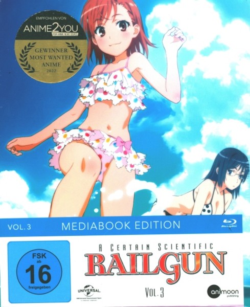 A Certain Scientific Railgun Vol.3 Blu-ray Mediabook Edition