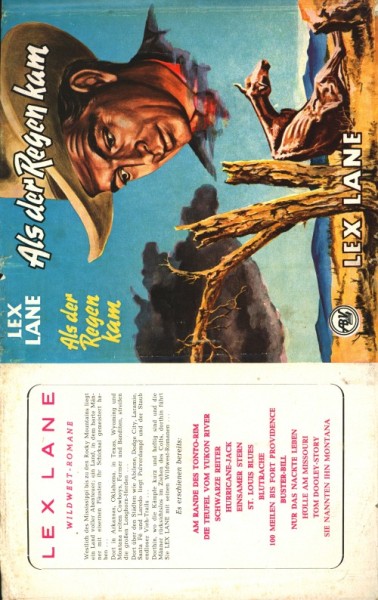 Lane, Lex Leihbuch SU Als der Regen kam (Bach) nur Schutzumschlag