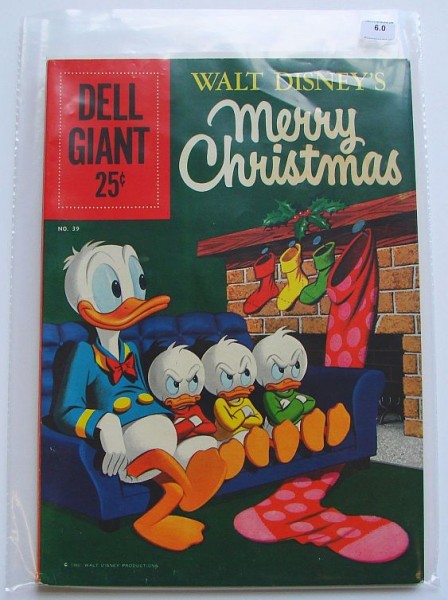 Dell Giants Nr.39 Walt Disney`s Merry Christmas Graded 6.0