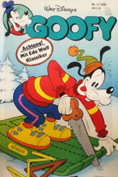 Goofy Magazin (Ehapa, GbÜ./Gb.) Jhrg. 1986 Nr. 1-12