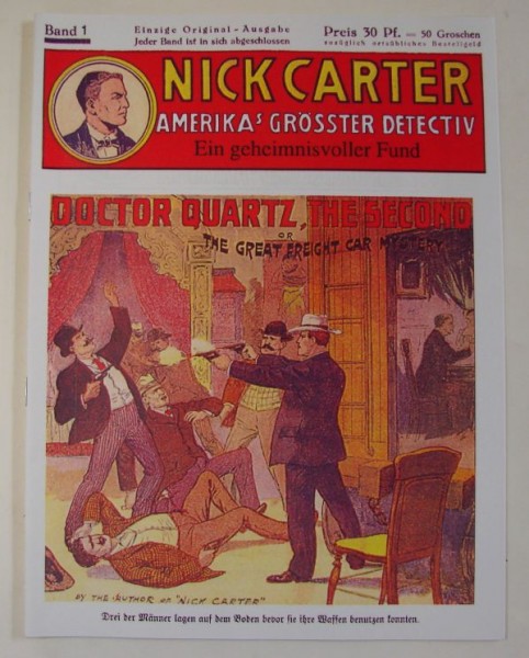 Nick Carter (Romanheftreprints, VK, Kühn, 0,30 DM) Nr. 1-25 zus. (neu)