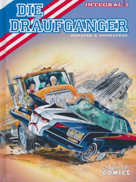Draufgänger Integral (Kult Comics, B.) Nr. 1-7 kpl. (Z1)