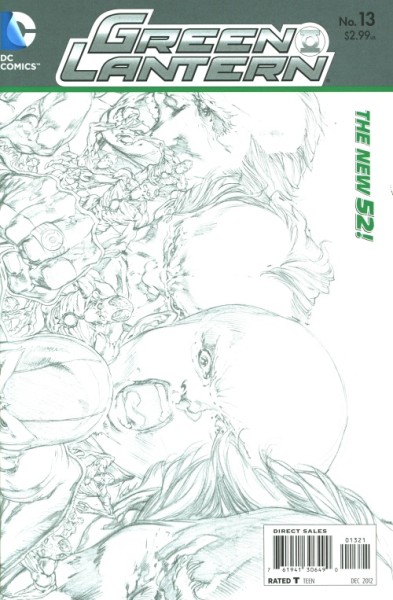 Green Lantern (2011) 1:25 Variant Cover 13