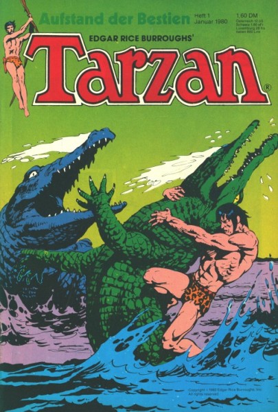 Tarzan (Ehapa, Gb.) Jhrg. 1980 Nr. 1-13