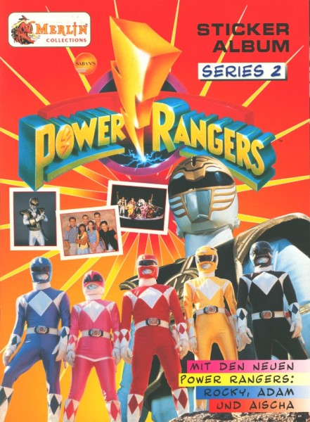 Merlin-Bilderdienst SBA Power Rangers - Series 2 (31332/25) Leeralbum Sammelbilderalbum