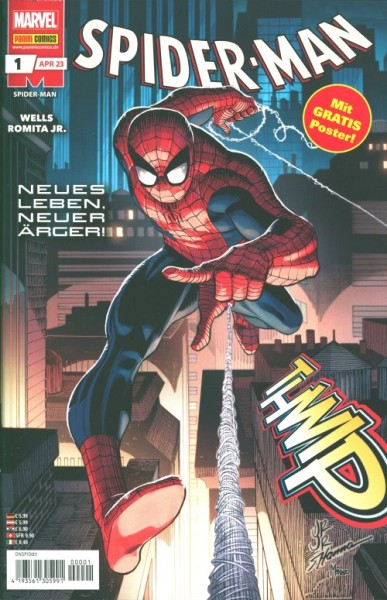 Spider-Man (Panini, Gb., 2023) Nr. 1-3,5-7,9-19,22