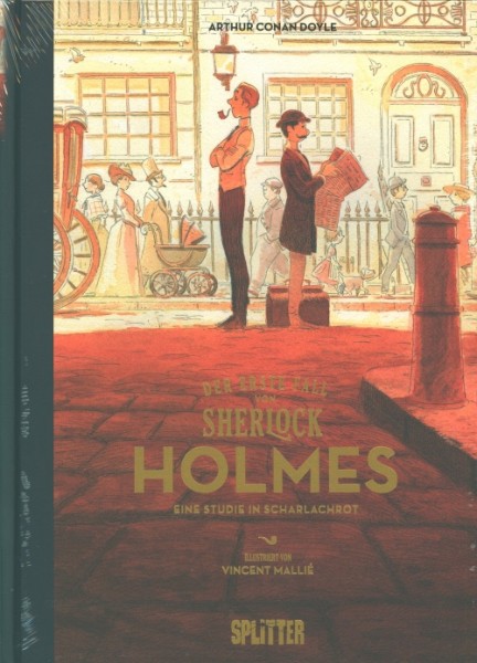 Sherlock Holmes: Eine Studie in Scharlachrot (illustrierter Roman)