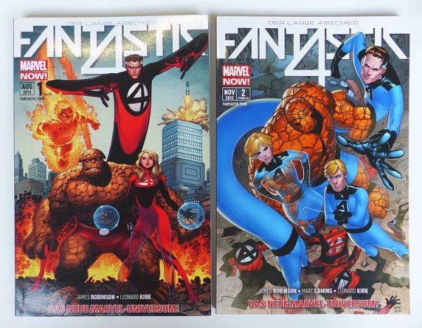 Fantastic Four: Lange Abschied (Panini, Br., 2015) Nr. 1-3 kpl. (Z1)