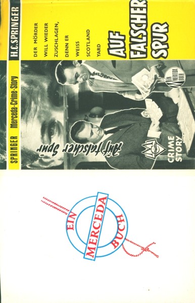 Springer, H.C. Leihbuch SU Auf falscher Spur (Merceda) nur Schutzumschlag